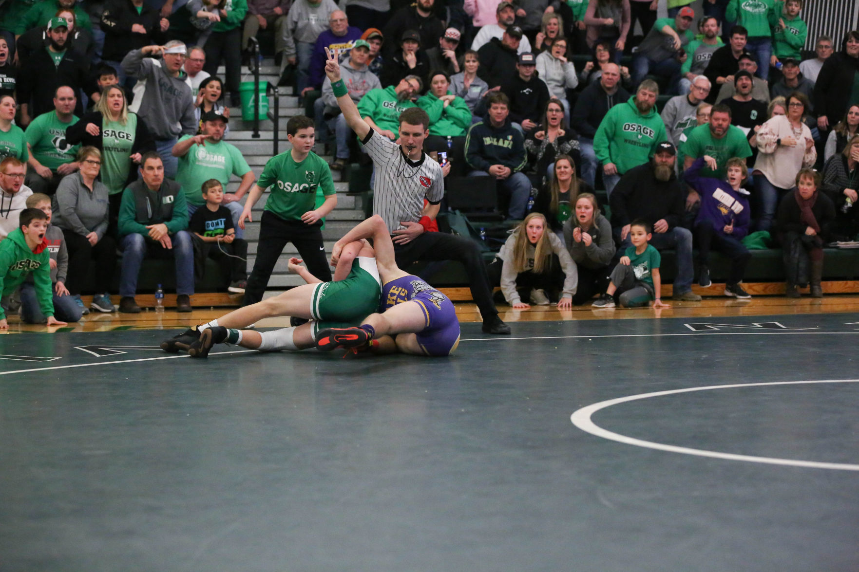Osage wrestling vs. LM 16